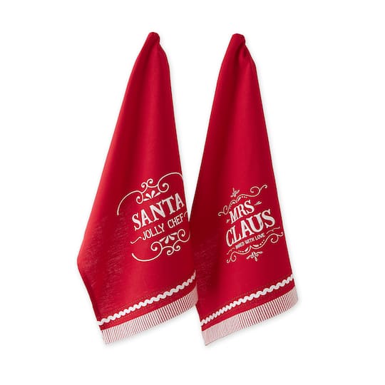 DII® Mr & Mrs Claus Dishtowel Set